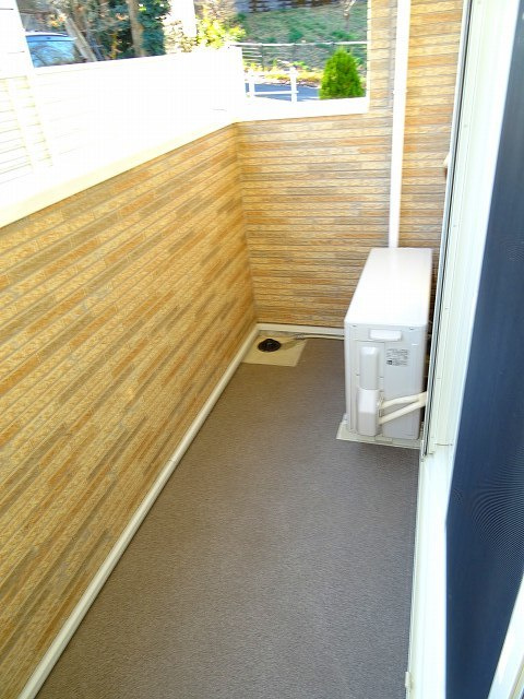 オーベルジーヌのバルコニー