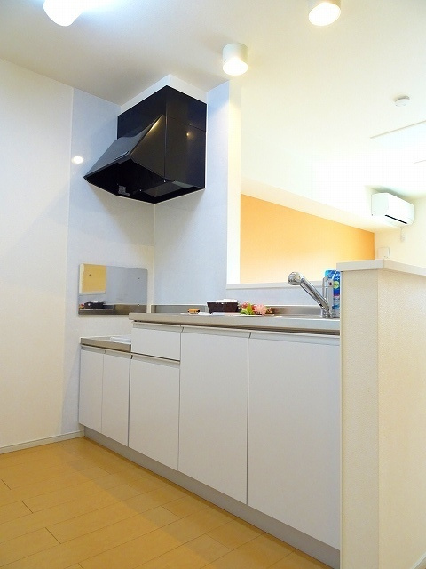 オーベルジーヌのキッチン