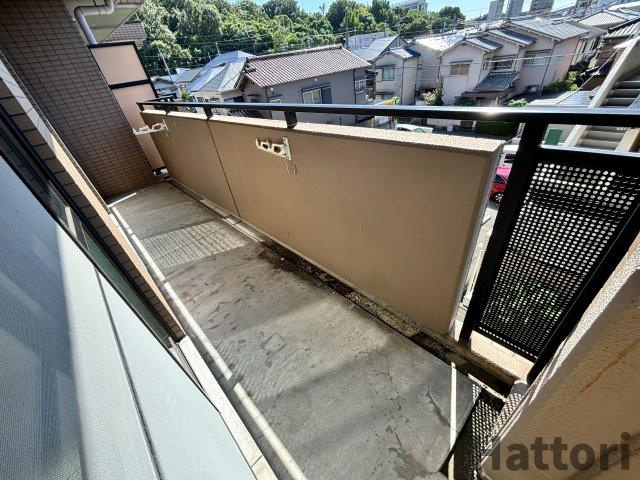 ユマン蛍苑のバルコニー