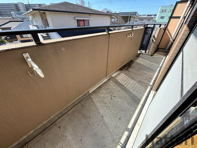 ユマン蛍苑のバルコニー