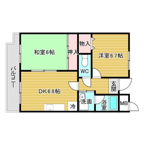 ユマン蛍苑の間取り