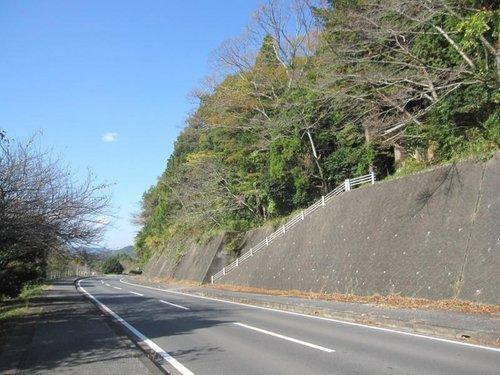 君津市高水　売地の前面道路含む現地写真|国道465号線に接道
