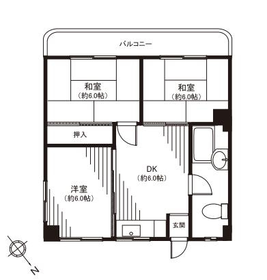 下高井戸ハイムの間取り