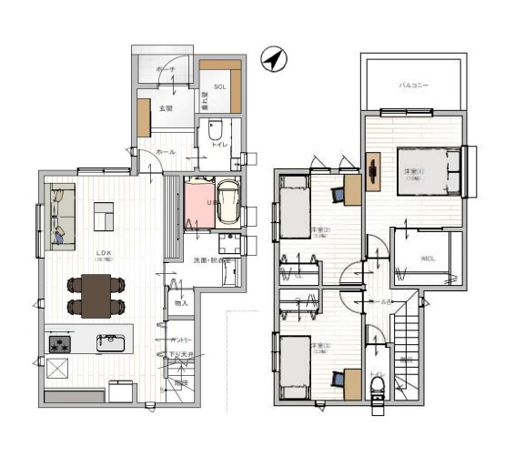 甲斐町西　建築条件つき土地