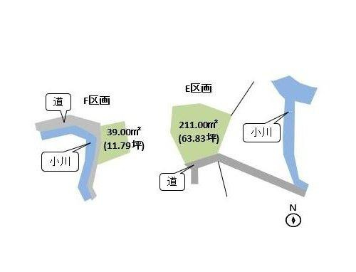 君津市柳城　売地の区画図