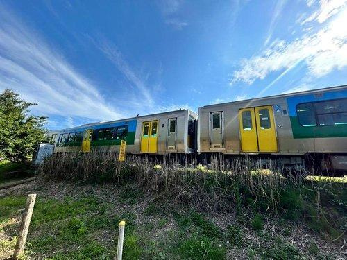 君津市箕輪　売地の展望|目の前を久留里線が通りまます！