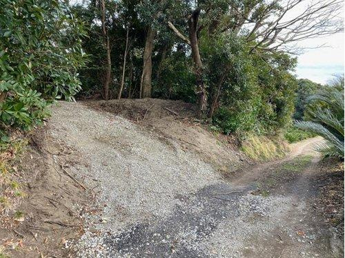 館山市佐野　売地の前面道路含む現地写真|■前面道路