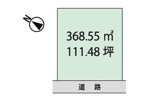 館山市犬石　売地の区画図|海まで徒歩約13分！