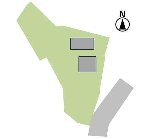 君津市笹　中古戸建の区画図