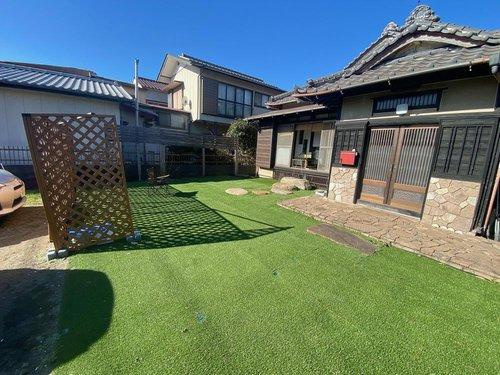 富津市富津　中古戸建の庭|お庭ではお子さんやペットがのびのび遊べる