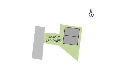 木更津市文京５丁目　中古戸建の区画図|敷地面積：１３２．０９㎡（３９．９６坪）
