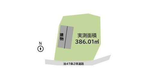 夷隅郡御宿町新町　中古戸建の区画図