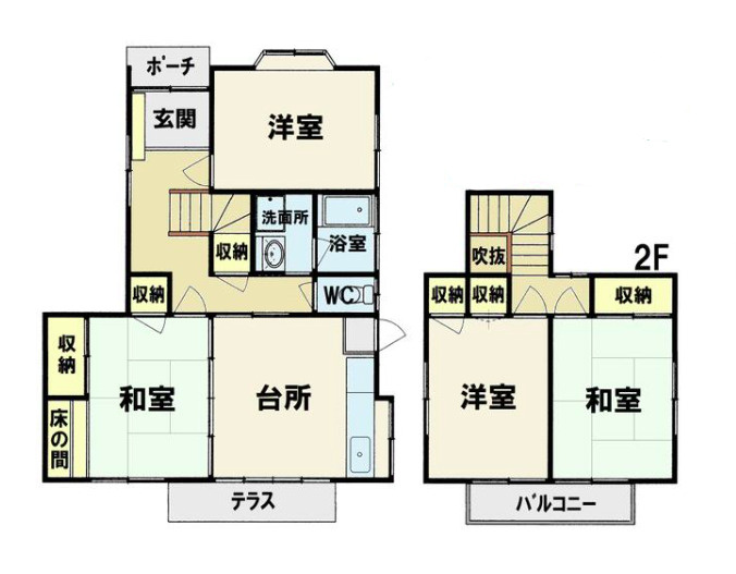清水町 中古戸建の間取り