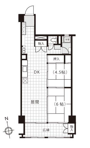 西荻チャペルマンションの間取り