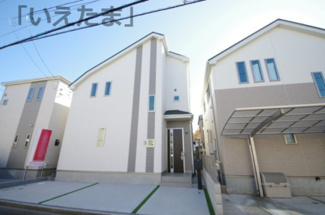 【外観】 | 【仲介手数料無料！！】府中市浅間町4丁目　新築戸建て（全2棟）A号棟　5890万円 | 令和７年10月20日撮影　建築中