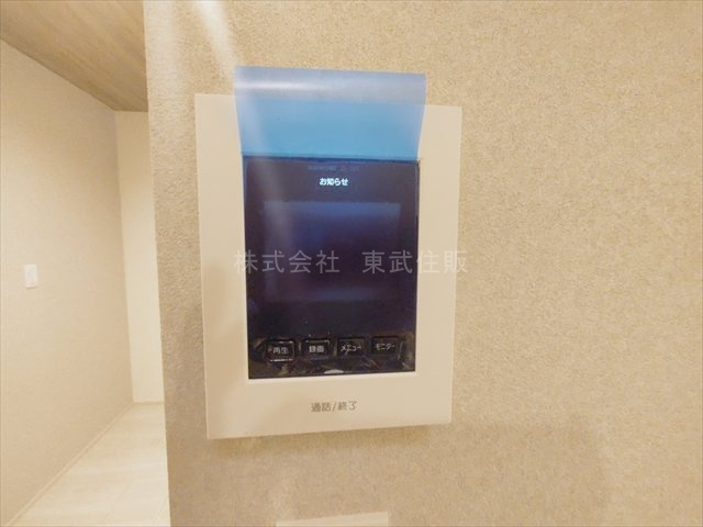 【セキュリティ】 | 志木市上宗岡1丁目　全3棟　1号棟 | TVモニター付インターホン