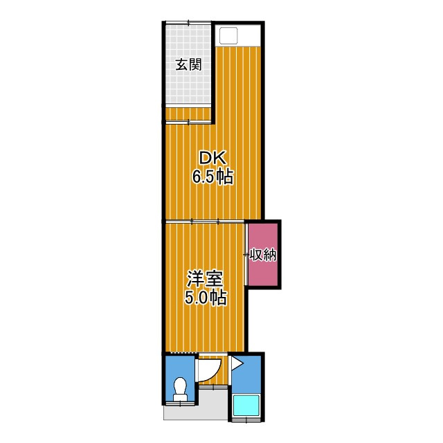 本町アパートの間取り