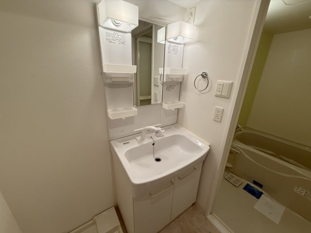 豊中市東寺内町の賃貸マンションの独立洗面台