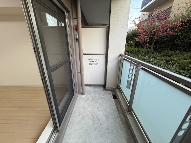 豊中市東寺内町の賃貸マンションのバルコニー