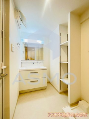 【独立洗面台】 | シークレフ北浜 | 同マンション別部屋　参考写真