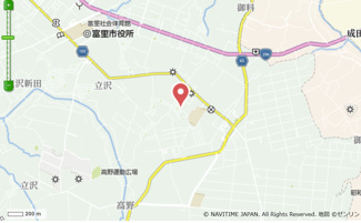 【地図】 | 千葉県富里市十倉一棟アパート