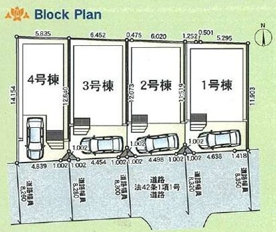 【区画図】 | 綾瀬市上土棚北第25 新築戸建 全6棟