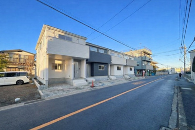 【前面道路含む現地写真】 | 綾瀬市上土棚北第25 新築戸建 全6棟