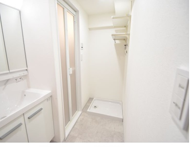 グランシャリオ可部中央の独立洗面台