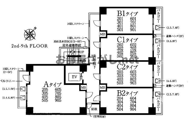 メイクスデザイン三ノ輪【上野エリア✕ペットOK／2026年1月入居可】の区画図