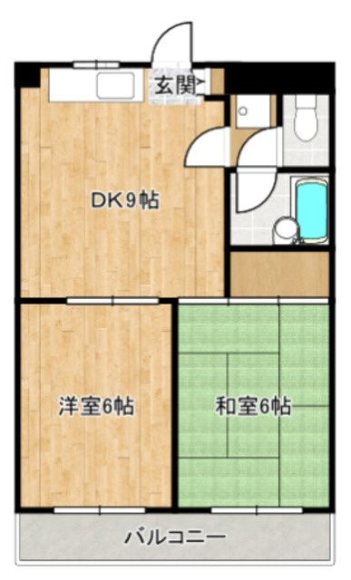 NCKビルの間取り|振分タイプ☆