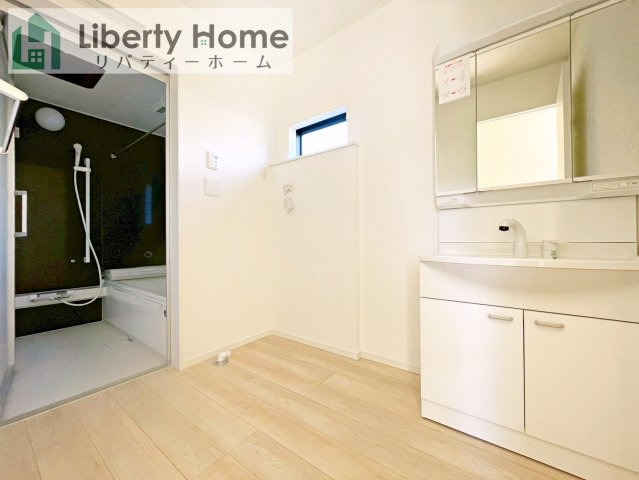 筑西市井上第1　新築戸建　2号棟の脱衣所