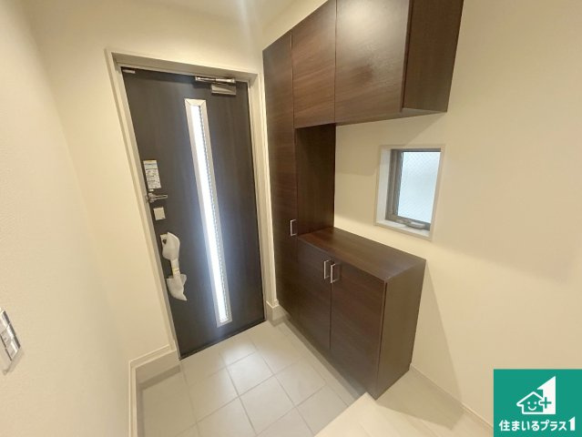 大阪市生野区田島　新築一戸建ての外観|周辺は落ち着いた街並みの住宅地！子育てがしやすい住環境です！まだ未完成ですが、現地でしかわからない事もございます。是非一度ご覧ください。