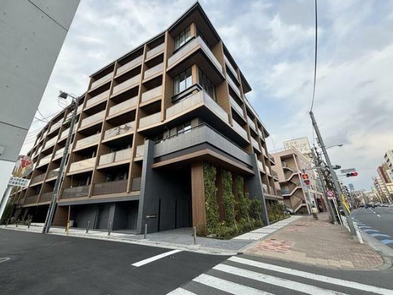 ブランシエスタ目黒中央町　新築　ペット相談　フィットネスルーム　ワークラウンジの外観