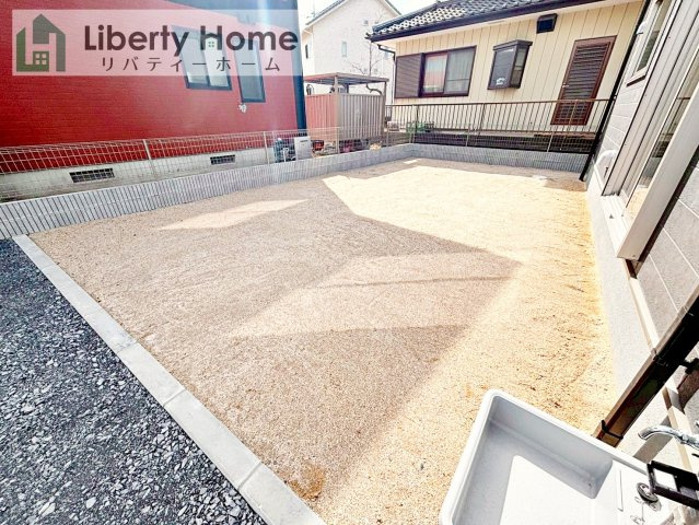 笠間市吉岡第1　新築戸建の庭