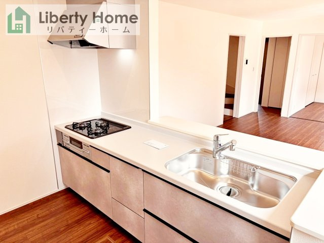 笠間市吉岡第1　新築戸建のキッチン