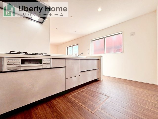 笠間市吉岡第1　新築戸建のキッチン