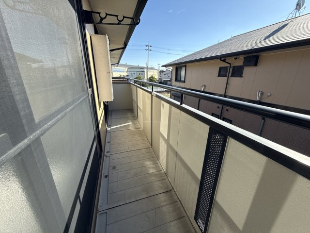 ジーライズ飾磨プランレーヌA棟のバルコニー