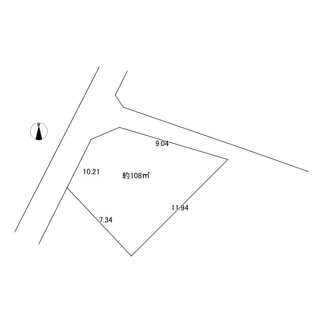 富里市大和　売土地の土地図