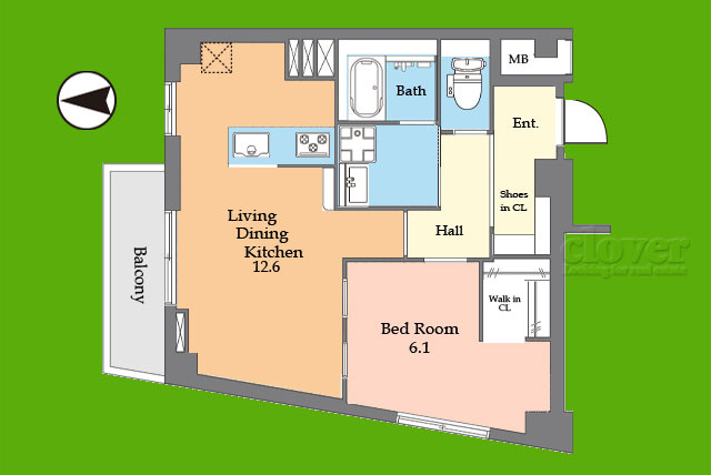 【間取り】 | メゾン赤坂 | 即日のご見学も可能です！お気軽にお問い合わせください！