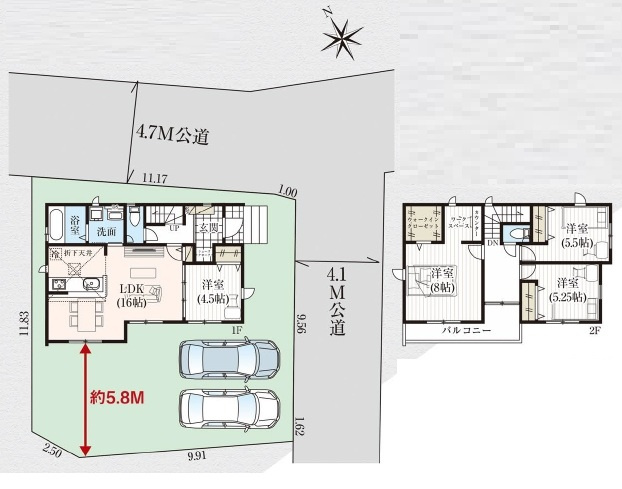 【間取り】 | 狭山市柏原18期 | ４LDK