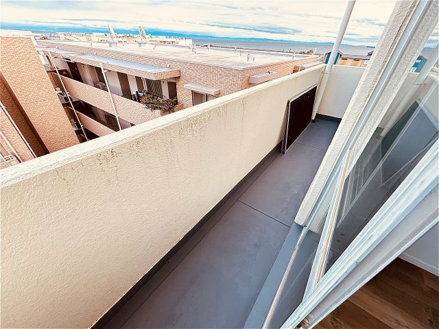 サンライズ垂水のバルコニー