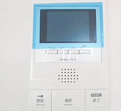 【セキュリティ】 | ディアテラス | モニター付きインターフォンです。