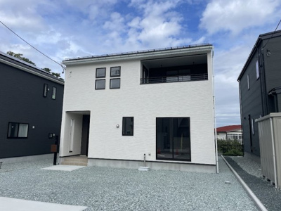 【外観】 | 東根市六田3期【新築建売住宅】1号棟 | 現地外観写真。ご予約受付中！