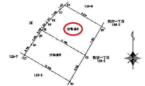 廿日市市新宮２丁目の土地図