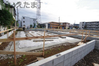 【外観】 | 【仲介手数料無料！！】日野市平山４丁目　新築戸建て（全14棟）8号棟　4880万円 | 令和７年10月20日撮影　建築中