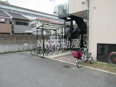 【その他共用部分】 | 吉鴻ハイネスⅢ（鴻池新田賃貸） | 駐輪場です