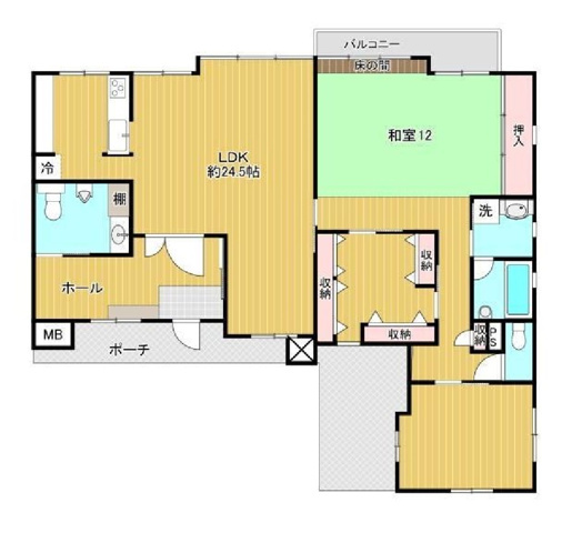 グラン・ノーブル和歌山友田町の間取り
