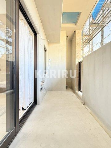 Luxe玉造南のバルコニー