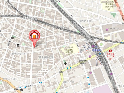 【地図】 | ビエラコート武蔵浦和