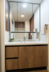 【独立洗面台】 | ヴァースクレイシアIDZ中野鷺宮 | 嬉しい独立洗面台付き。